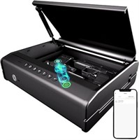 Biometric Gun Safes with APP for 2 Guns, 4 Quick A