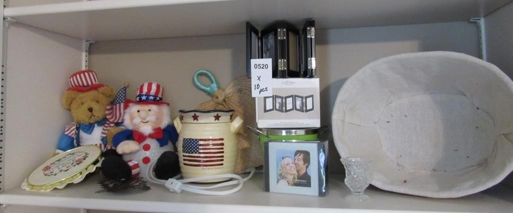 Stuffed Bear and Uncle Sam - Scentsy NO SHIP