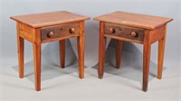 Pair Single Drawer Stands