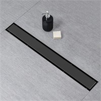 SaniteModar Linear Shower Drain Black Shower