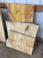 Peg Board & 2" Thick Plank Pieces