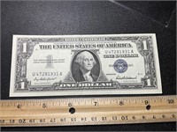 1957  $1 blue seal note