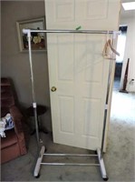 Adjustable Clothing Rack On Wheels