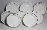 Vintage Assorted Hotelware Plates