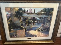 Framed & matted litho by Howard Behrens