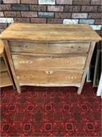 Antique chest of drawers with mirror