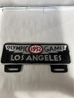 Metal, Olympic Games, plate topper sign 11?x5?
