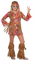 Forum Novelties Kids Peace Lovin Hippie Costume, M