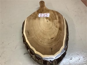 Live Edge Butternut Charcuterie Board with Handle