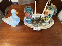 Duck, Candle Holders, Vases