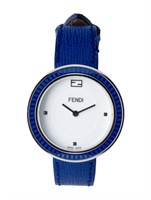 Fendi My Way Wht Dial Ss Ceramic Qtz Ss Watch 36mm