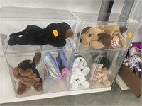 6 beanie babies