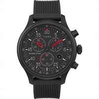 Timex Men's Expedition Field Chrono Black Silicone