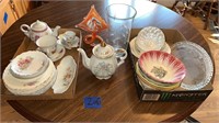 Teapots and fine china