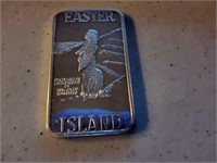 Easter Island 1 Ounce silver bar .999