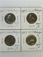 1968 S-71 S PF Washington QTRs x4