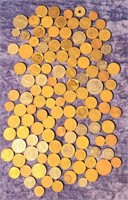 mixed Foreign currency coins