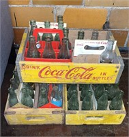 Coca-Cola Bottles in Wooden Crates (Approximately