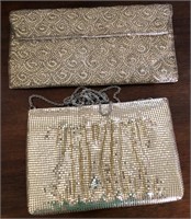 E - LOT OF 2 VINTAGE EVENING BAGS (M11)