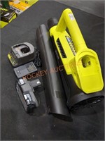 RYOBI 18v Cordless Blower Kit