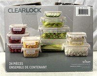 Clealock 24 Piece Food Storage Set (pre-owned)