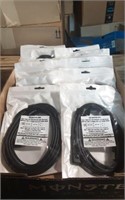 Box of 10 Party link 10 Ft C cord to USB adapters