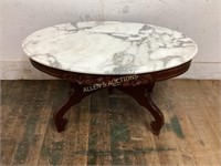 MARBLE TOP COCKTAIL TABLE
