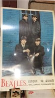 Vintage The Beatles poster approx 24x36