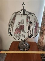 Floral touch lamp