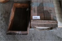 2-Wooden Boxes 1 w/Lid