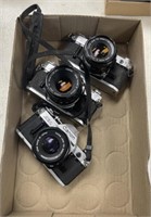 3 - Canon AE-1 Cameras
