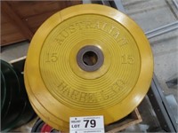 2 x ABC 15Kg Weight Plate