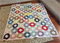 Hand stitched quilt