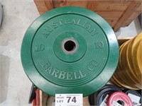 2 x ABC 10kg Weight Plates