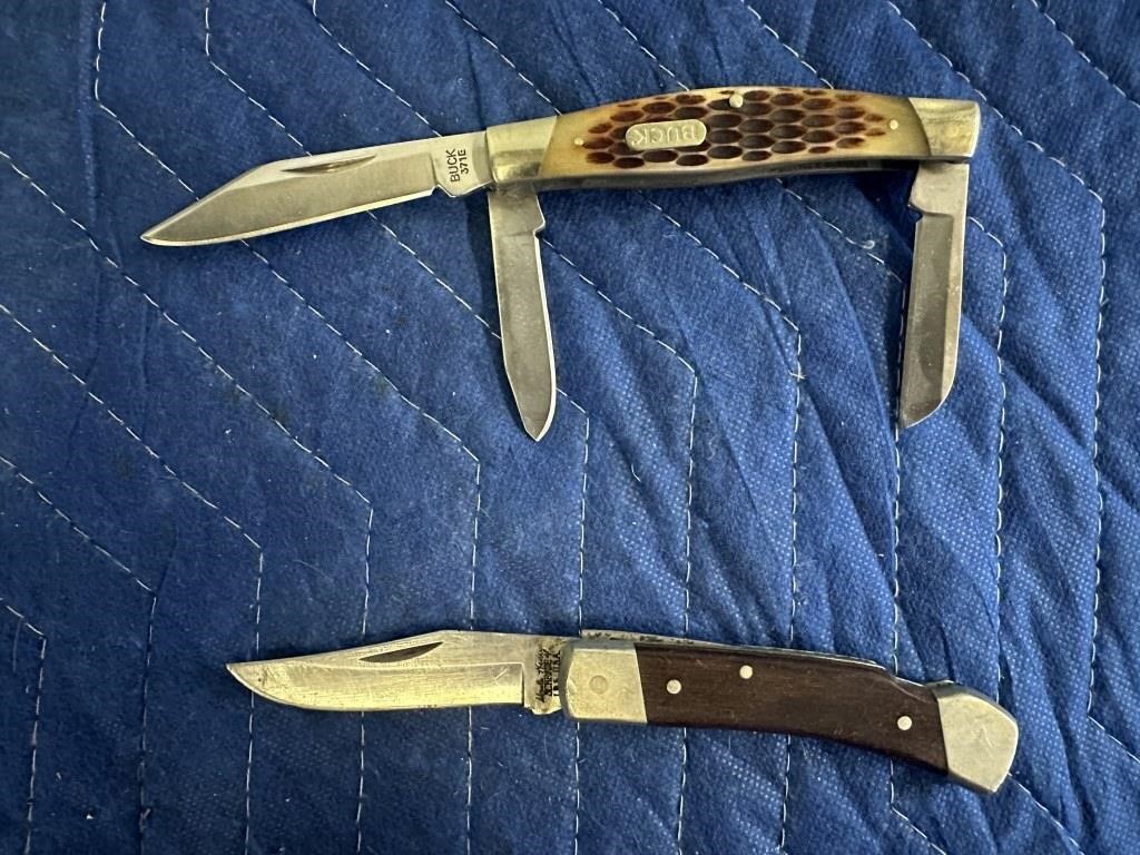 SCHRADE AND BUCK 371E POCKET KNIFE