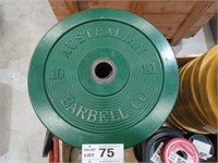 2 x ABC 10kg Weight Plates