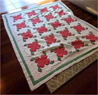 Hand stitched quilt