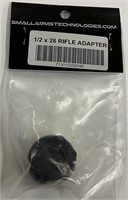 43 QTY 1/2 X 28 RIFLE ADAPTERS FOR 5.56/.223 CAL