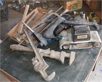 Antique tools & belt sander