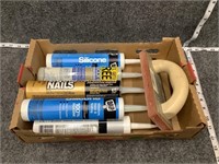 Silicone Construction Adhesive and Sander