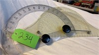 LOT OF TWO LARGE COMPASSES