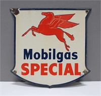 MOBILGAS ‘47’ SHIELD PLATE SIGN