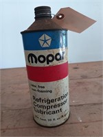 Partial can of Mopar refrigeration compressor
