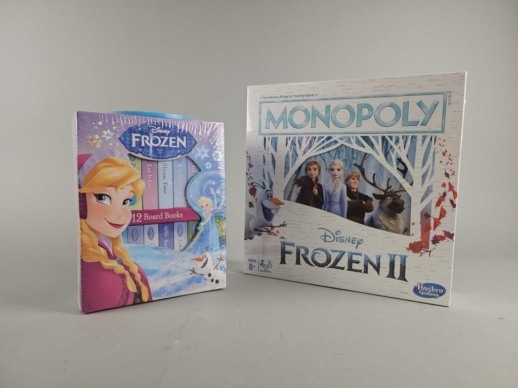 New Frozen Monopoly & Story Book Set