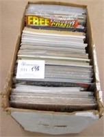 Box Lot ~ Mixed Magazines: Mad, Kiss, Star Trek ++