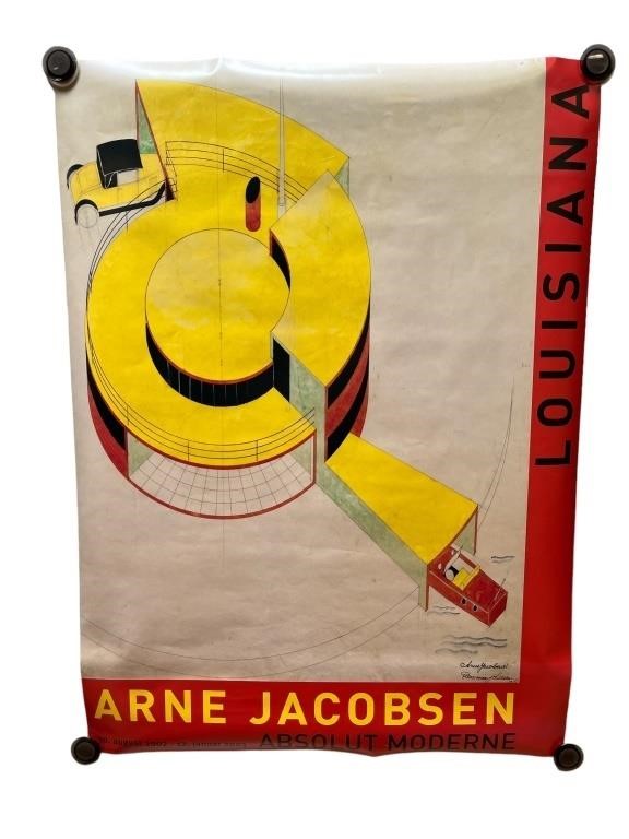 Arne Jacobsen 2002 Modern Art Poster Louisiana