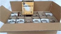 Box of 12 2 count pack of GE crystal clear 100 W