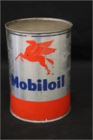 Mobiloil Tin Can