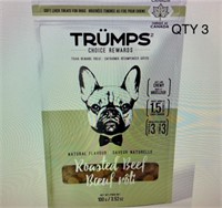 Dog Treat TRUMPS Roast Beef 100g x3 BB 10/25