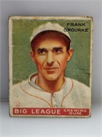 1933 Goudey Gum Frank O'Rourke #87 *PAPER LOSS